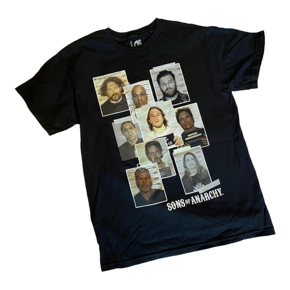 SONS OF ANARCHY MUGSHOT  t-shirt. Men’s size medium - Picture 1 of 4